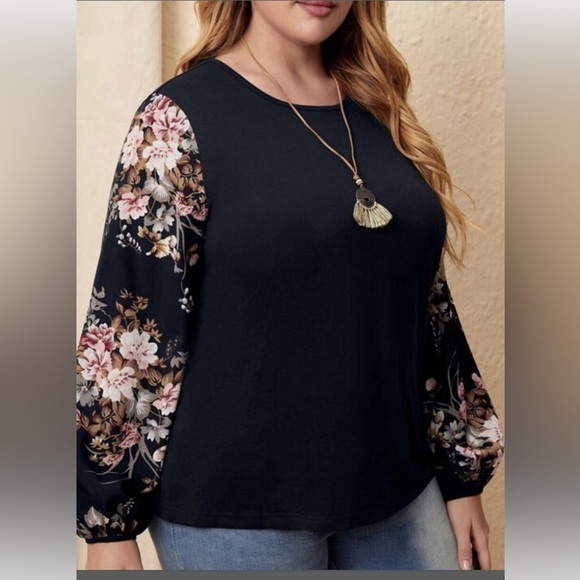 New Boutique Brand long sleeve knit top plus size 4 X 🌸🪻  BB RM - Picture 1 of 6